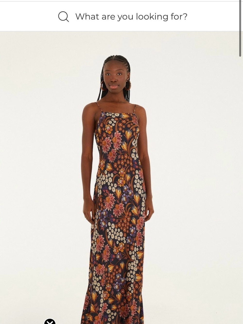 NWT Farm Rio Black Lili Slip Maxi Dress
